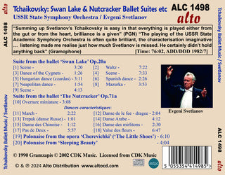 Evgeni Svetlanov- Tchaikovsky: Ballet Music (PREORDER)