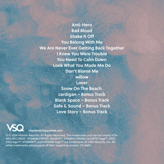 Vitamin String Quartet- Vsq Performs Taylor Swift (PREORDER)