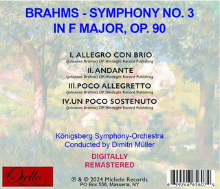 Konigsberg Symphony Orchestra- Brahms - Symphony No. 3 in F Major, Op. 90