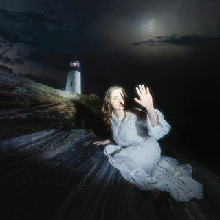 the album cover for Genevieve Stokes - With A Lightning Strike