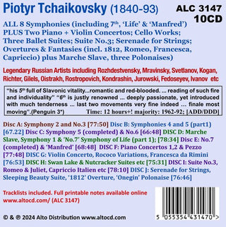 Gennady Rozhdestvensky- Tchaikovsky: Complete Symphonies & Other Orchestral Works