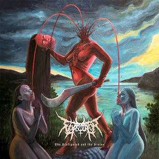 the album cover for Emasculator - The Disfigured And The Divine
