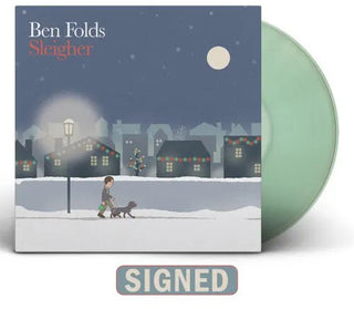 Ben Folds- Sleigher (Indie Exclusive, Green Vinyl, Sticker, Autographed / Star Signed)