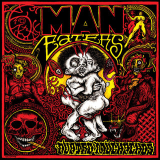 the album cover for Man-Eaters - Quatro Muchachos