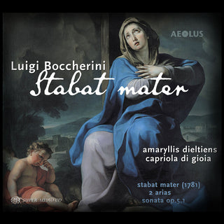 the album cover for Luigi Boccherini - Stabat Mater