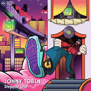 the album cover for Jonny Tobin - Steppin' Out [LP]