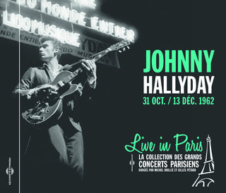 the album cover for Johnny Hallyday - Live in Paris 31 Octobre & 13 Decem