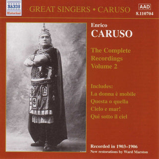 the album cover for Enrico Caruso - Caruso: Complete Recordings, Volume 2