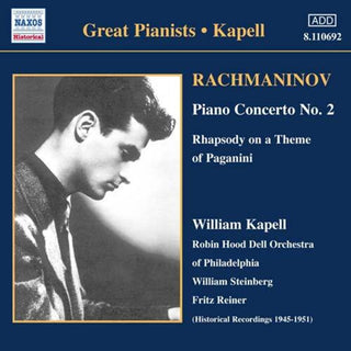 the album cover for WILLIAM KAPELL - Piano Concertos No. 2