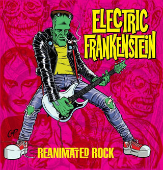 the album cover for Electric Frankenstein - Reanimated Rock