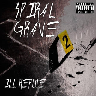 the album cover for Spiral Grave - Ill Repute