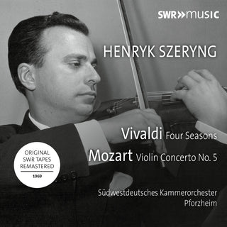 the album cover for Vivaldi / Mozart - Four Seasons / Violin Concerto [Remastered] (Ger)