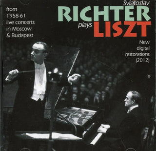 the album cover for F Liszt - Richter Plays Liszt (Ger)