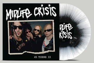 Midlife Crisis- 45 Turns 33 - Black/White Splatter