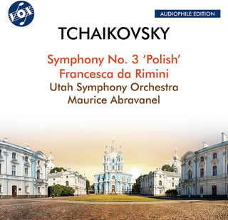 the album cover for Tchaikovsky / Utah Symphony Orchestra - Symphony No. 3 Francesca De Rimini