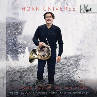 Herve Joulain- Telemann, Mozart, Britten & Kikta: Horn Universe – Works for Horn, Tenor & Orchestra