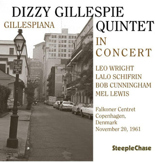 the album cover for Dizzy Gillespie - In Concert