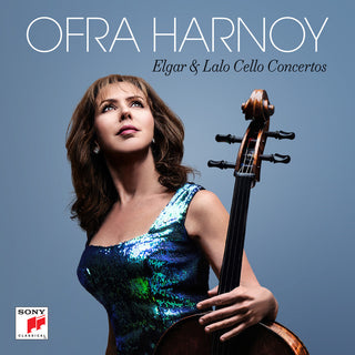 the album cover for Ofra Harnoy - Elgar & Lalo Cello Concertos