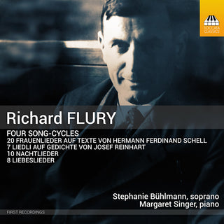 the album cover for Flury / Buhlmann / Singer - Four Song Cycles