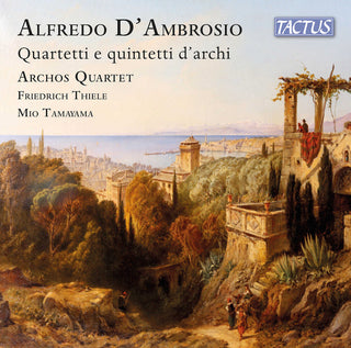 the album cover for D'ambrosio / Jeska / Odvody - Quartetti E Quintetti D'archi