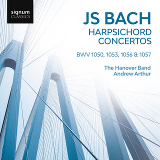 the album cover for J Bach .S. / Arthur / Hanover Band - Harpsichord Concertos Bwv 1050, 1053, 1056 & 1057