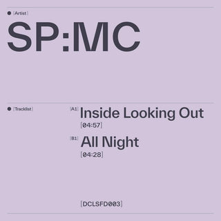 the album cover for Sp:Mc - Inside Looking Out