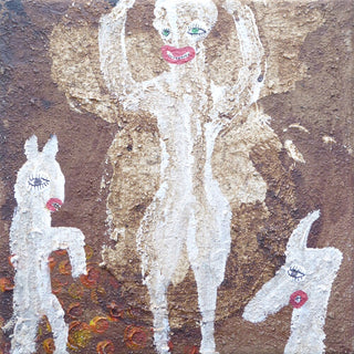 the album cover for Nocturnal Emissions - Invocation Of The Beast Gods [Colored Vinyl] (Smok) (Can)