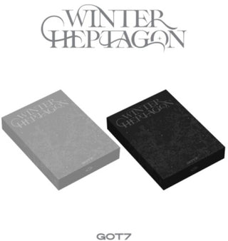 GOT7- Winter Heptagon - incl. 56pg Photobook, 2 Photocards, Photo Print, Folded Poster, Sticker + Accordion Message Card