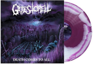 Gates to Hell- Death Comes to All - Purple/White Swirl