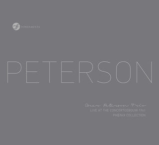the album cover for Oscar Peterson - Live At The Concertgebow 1961