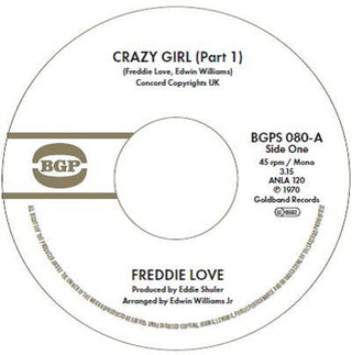 Freddie Love- Crazy Girl (Part 1) / Crazy Girl (Part 2)
