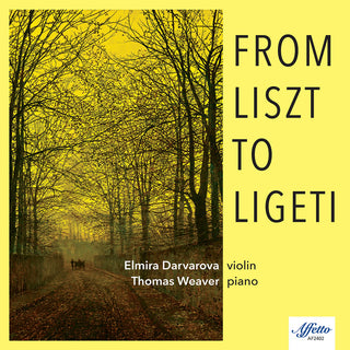the album cover for Bartok / Goldmark / Darvarova - From Liszt to Ligeti