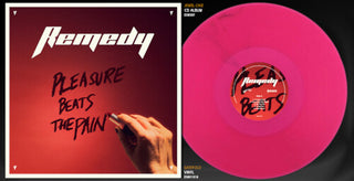 The Remedy- Pleasure Beats The Pain - Magenta Clear (Vinyl)