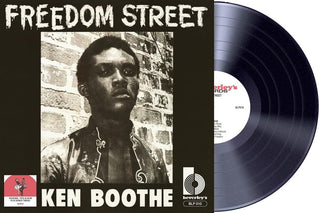 the album cover for Ken Boothe - Freedom Street (Uk)