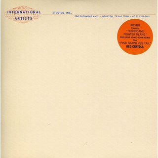 the album cover for Red Crayola - Hurricane Fighter Plane / Pink Stainless Tail