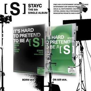 STAYC- S - Random Cover - incl. 64pg Photobook, Index Slide, Fragrance Card, Photocard, Postcard + Sticker