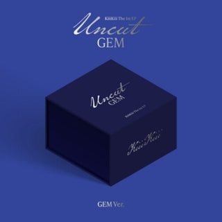 Kiiikiii- Uncut Gem - Gem Version - incl. 106pg Photobook, Accordion Lyrics Paper, Photocard + Unit Photocard