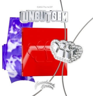 Kiiikiii- Uncut Gem - Groundwork Version - incl. 80pg Photobook, Puzzle, Necklace, Photocard, Unit Photocard + Decoration Sticker