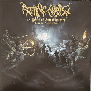 the album cover for Rotting Christ - 35 Years Of Evil Existence: Live In Lycabettus