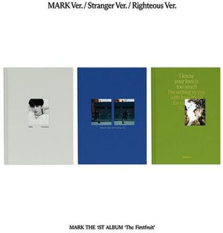 the album cover for Mark - The Firstfruit - Photobook Version - Random Cover - incl. Photobook, Bookmark + Photo Film