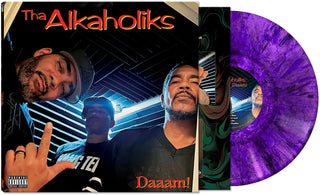 the album cover for Tha Alkaholiks - Daaam! [Purple Marble]
