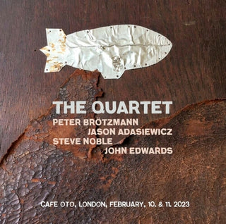 the album cover for Peter Brotzmann  / Edwards,John / Noble,Steve - Quartet