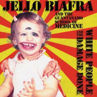 the album cover for Jello Biafra - White People & The Damage Done [Colored Vinyl] [Limited Edition] (Wht)