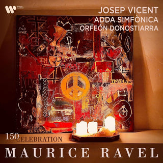 the album cover for Ravel / Josep Vicent  / Adda Simphonica - Maurice Ravel Celebration 150 (Spa)