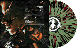 Wounded Touch- A Vivid Depiction of Collapse - Green/Red/Black Splatter