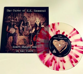 K.K. Hammond- Heart Shaped Box / In The Pines - White Rabbit With Ruby Tuesday Splatter Vinyl