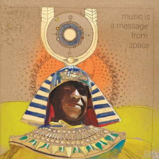 the album cover for Music Is A Message From Space / Various - Music Is A Message From Space / Various
