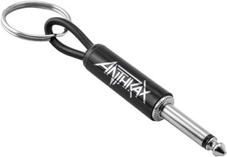 Pluginz- Pluginz - Anthrax - Guitar Plug Keychain - Silver Logo (Keychain / Keyring)