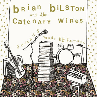 the album cover for Brian Bilston  / Catenary Wires - Sounds Made By Humans [Colored Vinyl] (Grn) (Aus)