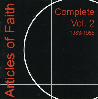 the album cover for Articles Of Faith - Complete, Vol. 2 1983-1985